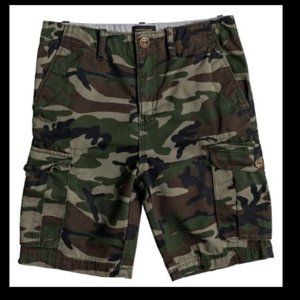Quiksilver New Shorts Kids Camo Cargo Pocket Bottoms (Little Boys) Size 5 NWT